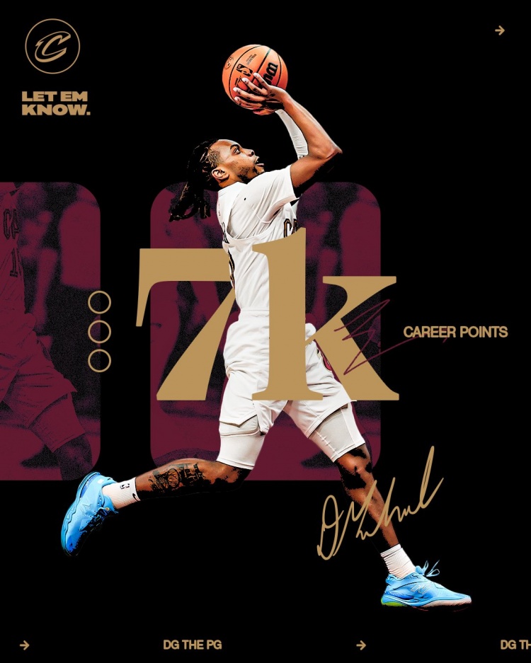 未來可期！加蘭騎士生涯得分達到7000分 隊史第11位！