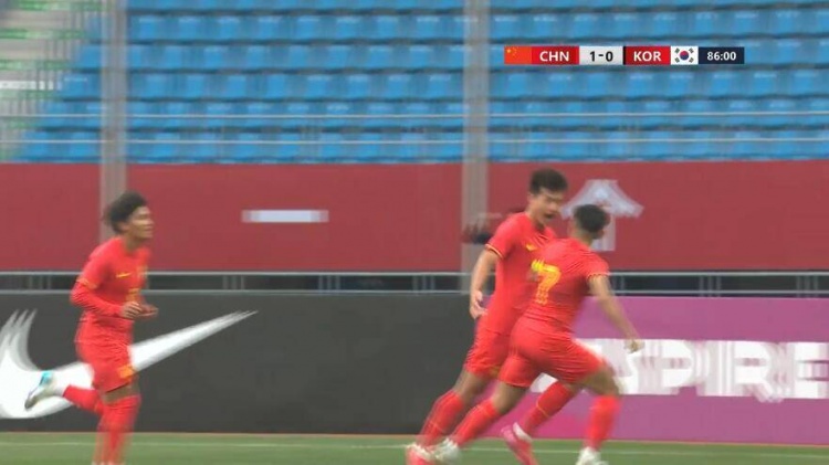 U22國足1-0韓國全場(chǎng)數(shù)據(jù)：控球率49%落后韓國，10射7正領(lǐng)先對(duì)手