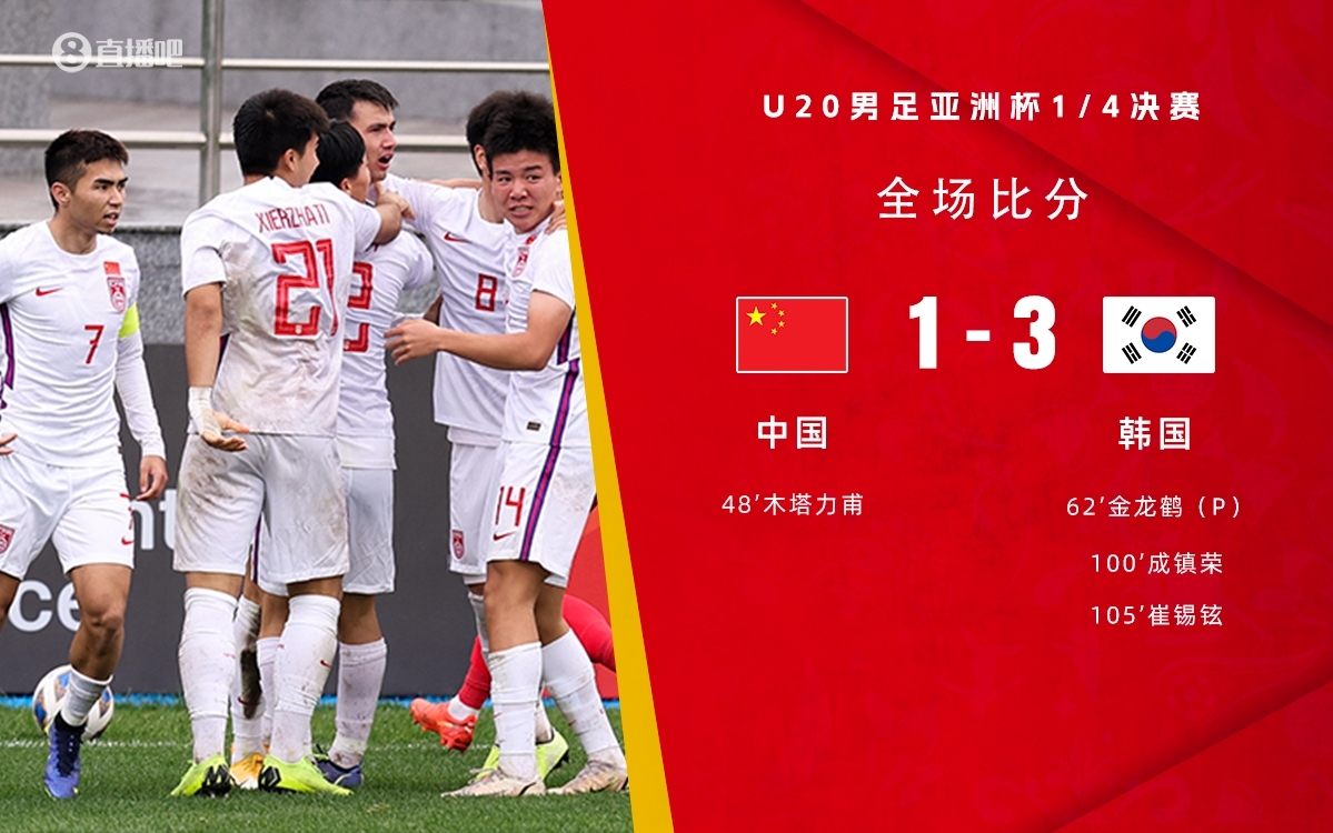 復(fù)仇！U22國(guó)足絕殺復(fù)仇韓國(guó)，2年前U20亞洲杯加時(shí)憾負(fù)無(wú)緣世青賽