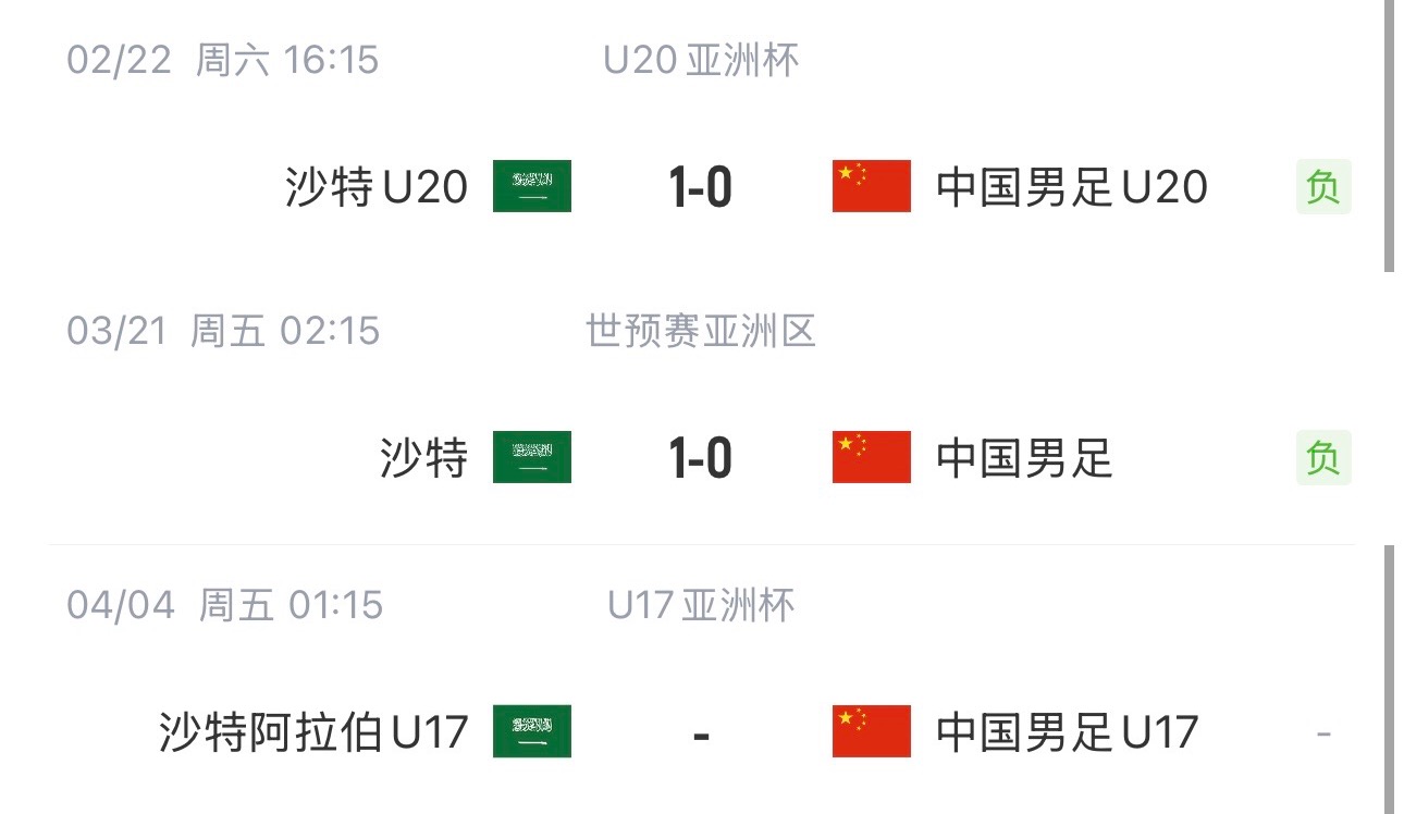 國(guó)字號(hào)三遇沙特！國(guó)少U17亞洲杯首戰(zhàn)對(duì)陣沙特，此前國(guó)足&國(guó)青均負(fù)
