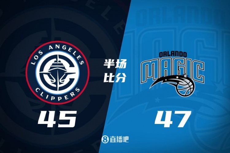 防守大戰(zhàn)！魔術(shù)16-5結(jié)束上半場(chǎng)47-45快船 班凱羅16分祖巴茨13+10