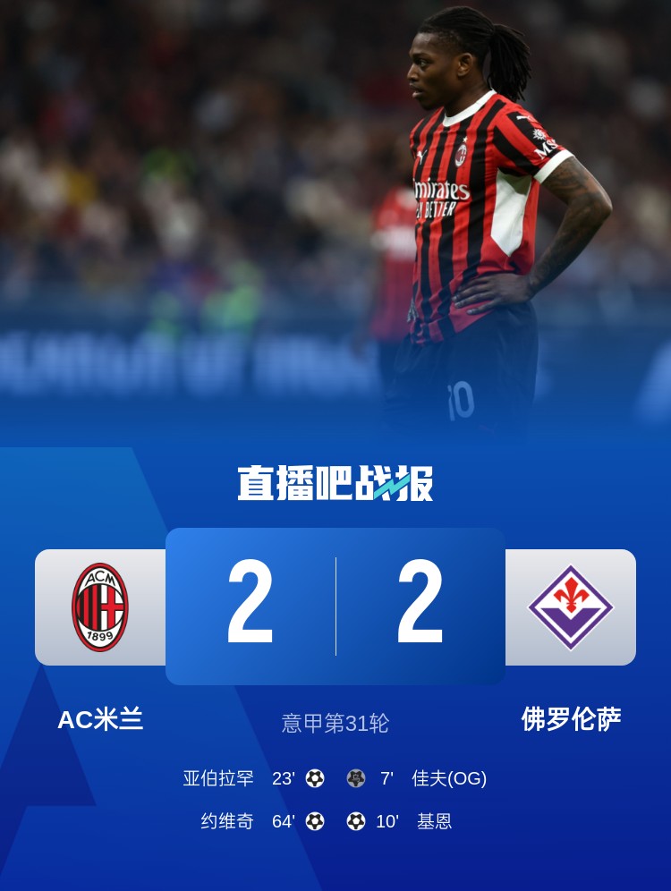 孔塞桑上任后米蘭有13場比賽先丟球落后，最終戰(zhàn)績?yōu)?勝1平6負